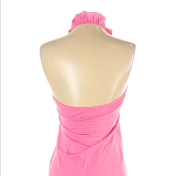 Lilly Pulitzer Pink Ruffle Halter Top XS - Picture 3 of 3